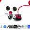 Noise cancelling stereo mobile phone earphone for iphone6