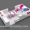 Nail beauty kiosk design, customized mall nail kiosk, nail bar kiosk for manicure