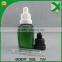 trade assurance 30ml green square glass dropper bottle for e liquid