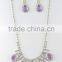 2015 high quality ruby gems necklace set