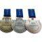 3D die casting custom sports medal with printing ribbon