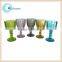 thick stem red wine glass, heavy ribbed wine glass