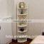 DIY modern display shelf white wood cube shelf diy