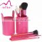 bamboo handle brush sets makeup , custom makeup brush 7pcs cosmetics brushes