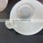 330 ml white frosted glass coffee cup with handle