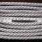 white solid braided rope