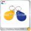China manufacturer custom design contactless writable RFID ABS Keychain Key Fob with rings