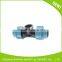 pe pp compression fittings/italian type euqal tee straight 90 deg tee for water supply pipe fittings