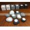 Oval stone shape cement home ornament candle holder