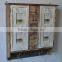 2016 antique wooden kitchen wall hanging cabinet design with frames drawers and hooks