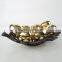 High quality decorative ceremic shinny golden egg