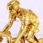 Custom goldern resin bicycle sports trophies new designs award
