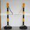Traffic Plastic Stanchion/used crowd control barriers