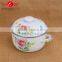 Full flower Stew Pot Enamel Cookware pot / Stew Pot