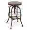 Swivel metal toledo bar stool