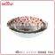 LFGB certificated personlaized roses decorative large melamine party bowl