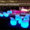 High Quality LED plastic dining table and chair with remote control