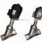 Normally closed stainless steel flange pneumatic angle seat valve