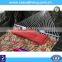 luxury calico quilted Hammock bed with wooden spread bar floral design folding cot for garden