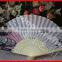 Customized fabric folding fan made of nature bamboo