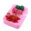 Liquid silicone cake mold three baby baking DIY tool chocolate silicone tool  1688 agent