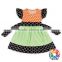 Newborn Baby Girls Cotton Frock Designs Puffy Shoulder Cotton Dress Fancy Baby Patchwork Pattern Frock On Sale