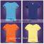 The china wholesale blank simple cotton unisex round hem cutom plian t shirt