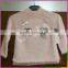 High quality new design white hand knitted embroidered sweater pullover for little girl