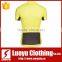 Yellow cycling jersey custom your own logo
