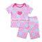 2017 Summer baby new design newborn gift set kids homewear with socks gift set