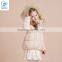 2017 Latest Design Girls Winter Jacket With Fur Hood Kids Clothes Padding With Cotton