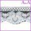 African 100% polyester 3 wide decorative cotton lace trim wholesale