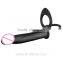 5.1'' Black Silicone Dildo Vibrator Anal Penis Vibration Strap on Dildo Sex Toy For Men