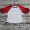 In Stock half sleeve icing raglan ruffle tee shirts baby girls M7041602