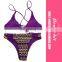 Folk Style Bikini Sexy Red Bandage Swimsuit Swimwear Bathingsuit Women