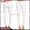 Latest Design White Broken Hollow Woman Pencil Trousers Custom Made Winter Bodycon Lady Pants