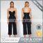Hot Design sexy lady off shoulder casual jumpsuit body fit Black Jumpsuit