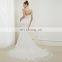 EB3000 Dropped bellyband scoope lace applique Fascinating mermaid wedding dress