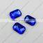 Loose fancy octagonal crystal point back glass stones for jewelry element