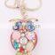 Fashion Cute Owl Keychain Key Chain Ring Holder Gift Women Bag Pendant