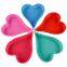 Free Sample Food Grade Heat resistant Nontoxic Silicone Cake Mold Baking Mousse Pudding Mold Tool Love Shape