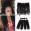 burmese wavy curly pre plucked ear to ear lace frontal with bundles wholesale virgin burmese hair