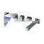 Bathroom Wall Mount Bathtub LED Widespread Waterfall Bathtub Faucet Set