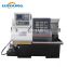 CK6432 small automatic bar feeder cnc metal lathe with fanuc control