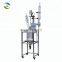 Lab Double Jacketed Chemical Continuous Stirred Glass Reactor