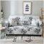 Custom Printed Sofa  cover  stretch  fabric  slipcovers floral and plain sofa cover 4 seater