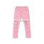 Hot sale newest elastic solid black leggings fashion girls long pants leggings for children
