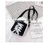 Street trend ins fire small bag female 2020 new Korean version of simple board shoes laces creative canvas phone bag