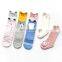 Toddler Knee Socks Spring Summer non-slip Cartoon socks Bear Fox for 0-4Y