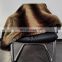 High quality promotion different style winter warm weighted faux fur blanket throw luxury